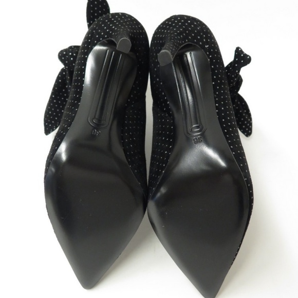 Stella Luna Ankle Boot Knotted Glitter Dot Suede - Picture 6 of 6